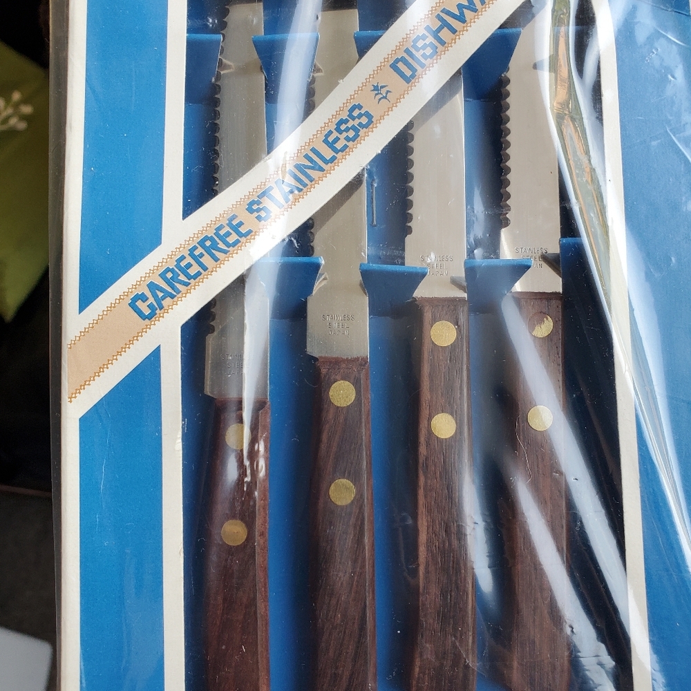 Knives Set Of Four/NWOT/goodcook Set Of Knives/1970s Japan Stainless Ste…